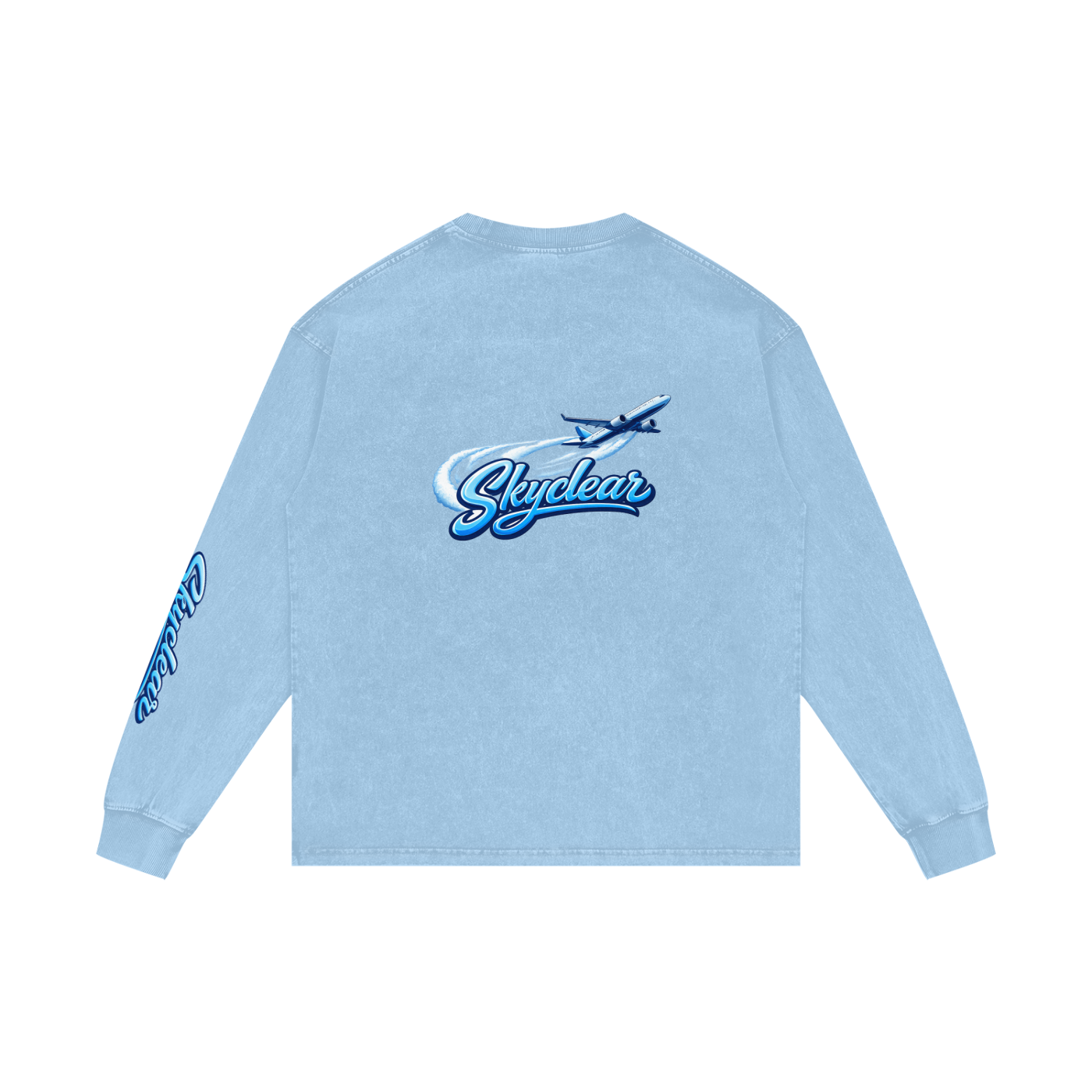 Acid Wash Oversize Long Sleeve T-Shirt