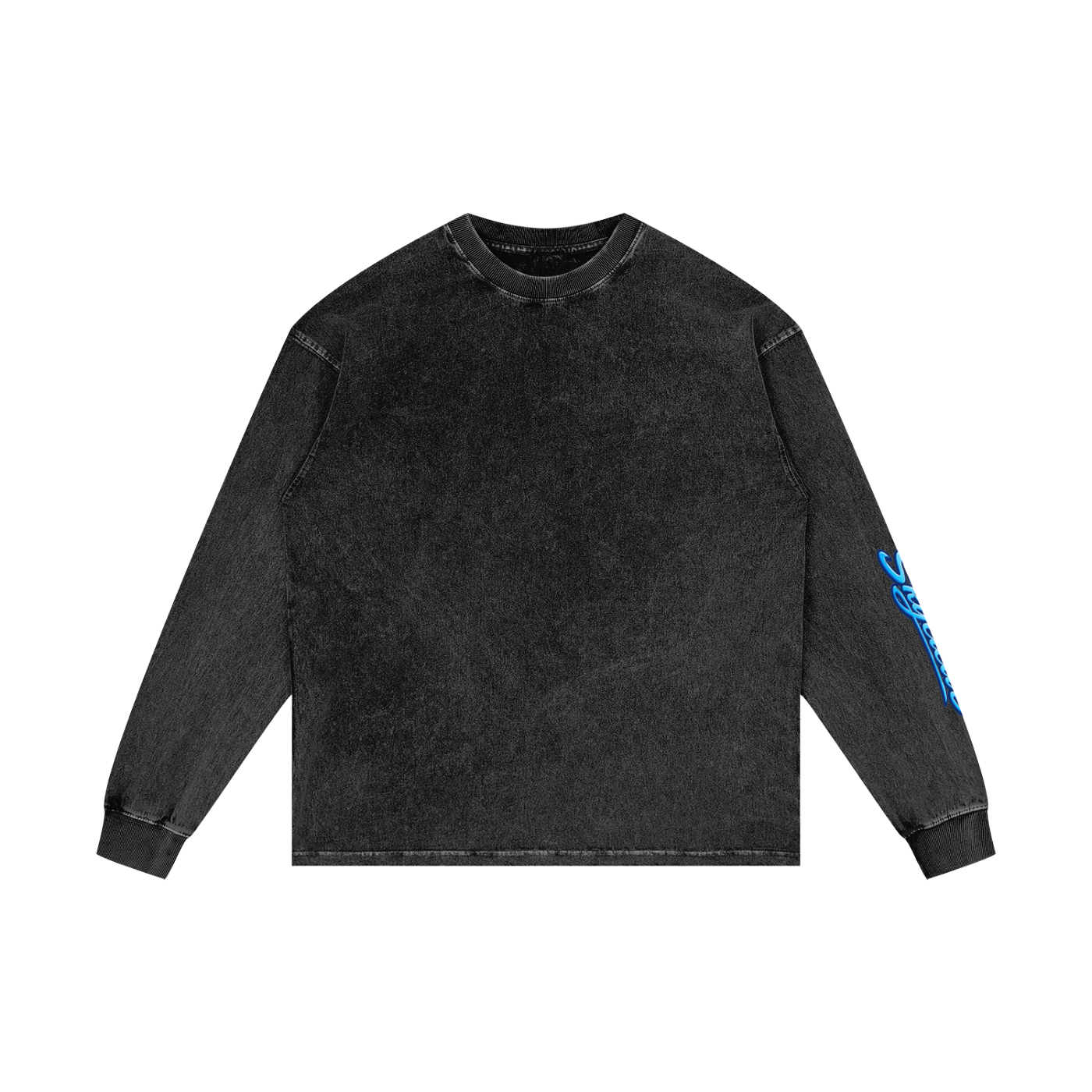 Acid Wash Oversize Long Sleeve T-Shirt