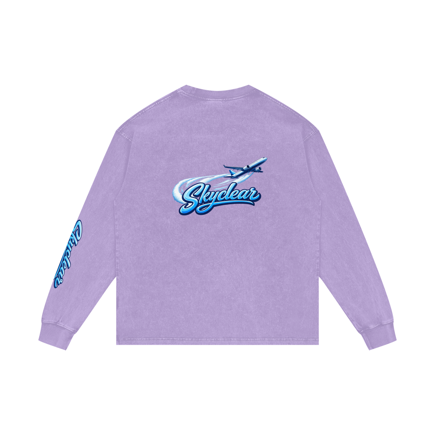 Acid Wash Oversize Long Sleeve T-Shirt