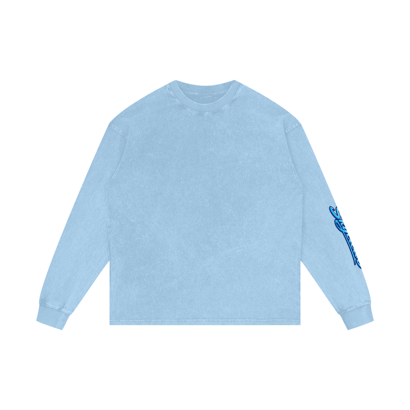 Acid Wash Oversize Long Sleeve T-Shirt