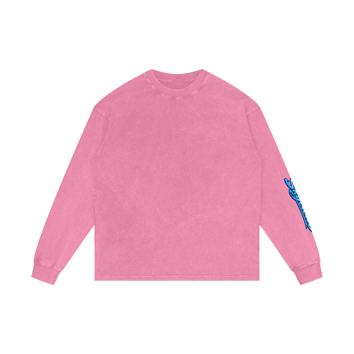 Acid Wash Oversize Long Sleeve T-Shirt