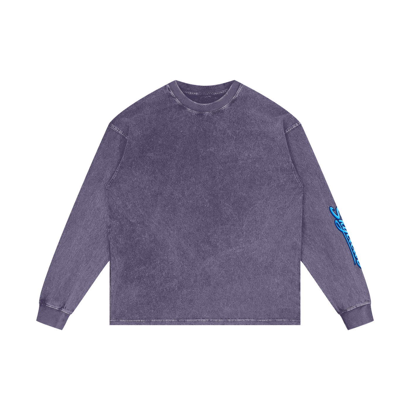 Acid Wash Oversize Long Sleeve T-Shirt