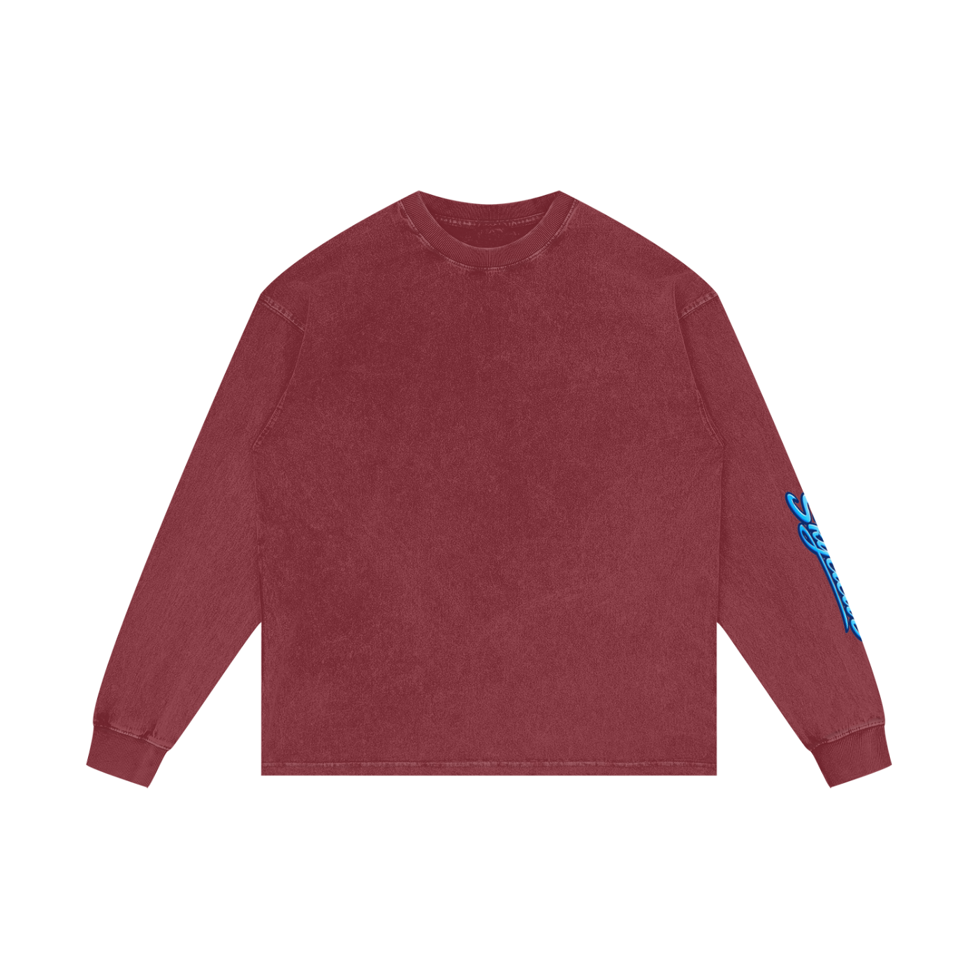 Acid Wash Oversize Long Sleeve T-Shirt