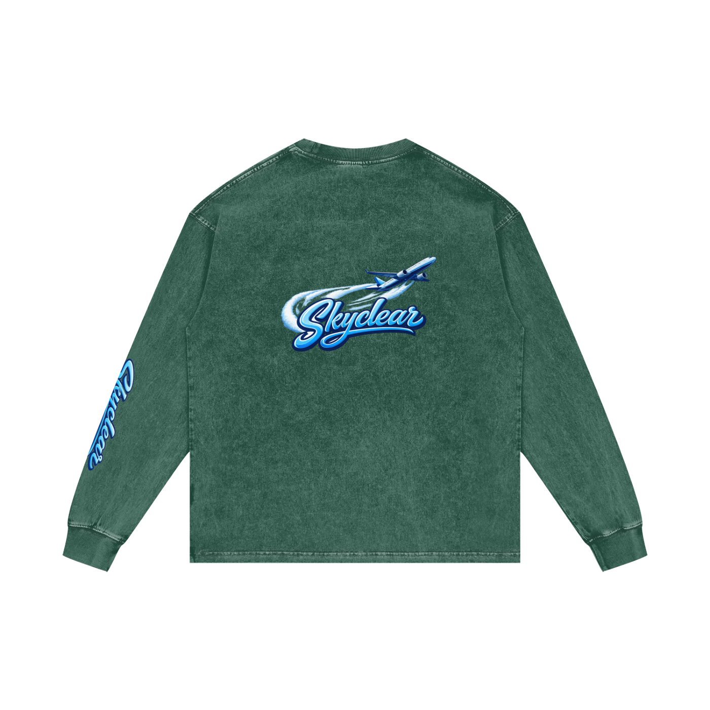 Acid Wash Oversize Long Sleeve T-Shirt